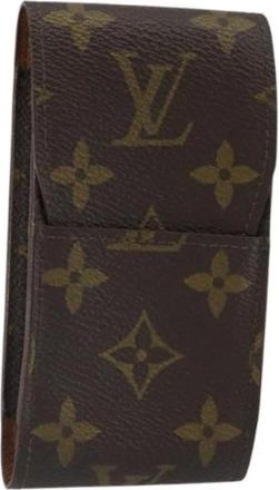 Louis Vuitton Pre-owned Wallets, female, Brown, Size: ONE SIZE Pre-owned Canvas Home-Office Wallet