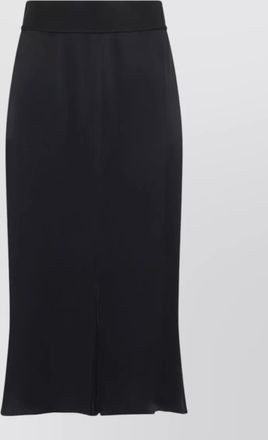 Maison Margiela silk satin high-rise midi skirt