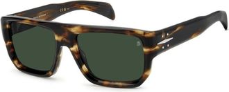 Eyewear by David Beckham Heren, Accessoires, Bruin, Maat: 56 MM
