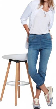 Lyss&eacute; Holding Power Premium Denim Straight Leg Jeans In Authentic Midwash