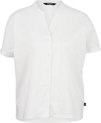 Stoic Hemp54 BjurholmSt. S/S Blouse Bluse f&uuml;r Damen | wei&szlig;