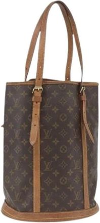 Louis Vuitton Pre-owned Bucket Bags, female, Brown, Size: ONE SIZE Pre-owned Bucket Bag