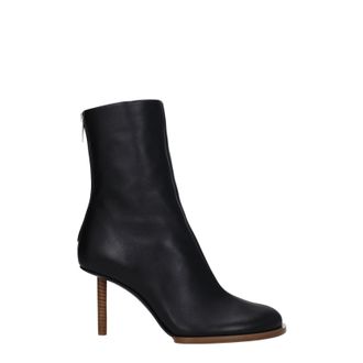 Jacquemus Stivaletti Donna Pelle Nero