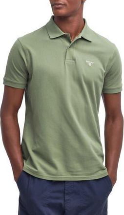 Barbour Lightweight Sports Piqu&eacute; Polo in Burnt Olive at Nordstrom Rack, Size Xx-Large