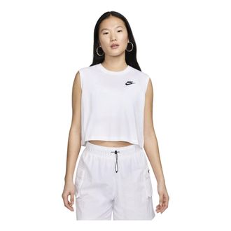 Nike (WMNS) Nike Sportswear Club Sleeveless Cropped Top White FV5506-100