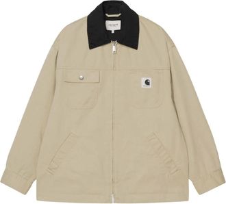 Carhartt Work in Progress Dana Jacket - Dames - Zomerjassen - Beige - M - Katoen - Jassen