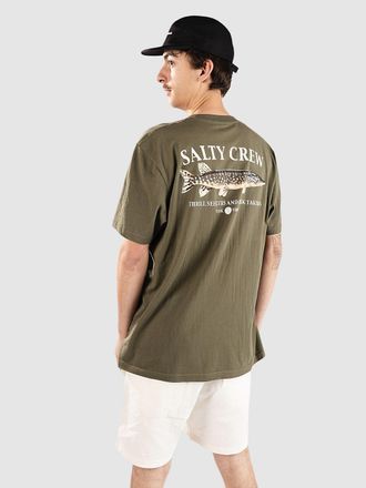 Salty Crew Euro Pike Premium T-Shirt gr&uuml;n