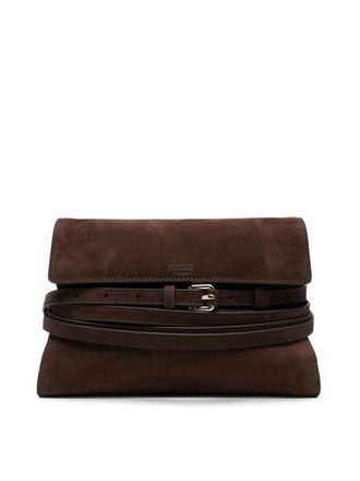 Moschino Tie Me Leather Handbag