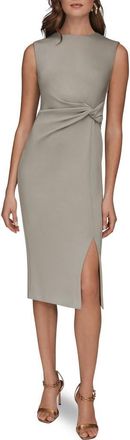 DKNY Twist Waist Sheath Dress in Weathered at Nordstrom, Size 12
