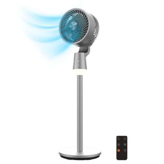 Cecotec Cecotec Ventilador De Pie Circulador De Aire Con Luz Led 1500 Cyclone Chantal. 50w, 8 Velocidades