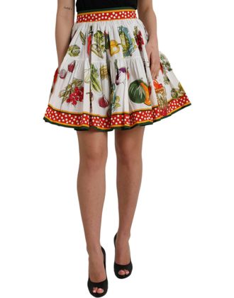 Dolce & Gabbana Groene Print Minirok Model F4by0tfu705