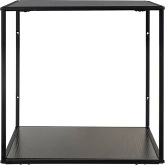 Moloo de pared negro y met&aacute;lico de 36x36 cm