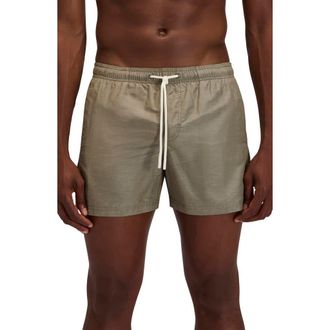 Sundek Solid Swim Trunks in Pine at Nordstrom, Size X-Large