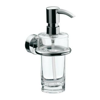 Emco Emco - Rondo 2 Dispensador De Jab&oacute;n L&iacute;quido, Cristal Transparente