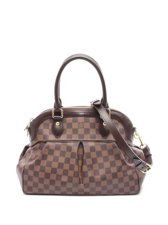 Louis Vuitton 2010 Damier Ebene Trevi PM tote bag - women - PVC/Leather - One Size - Brown