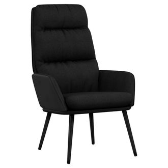 vidaXL Sill&oacute;n De Relax De Tela Negro Vidaxl