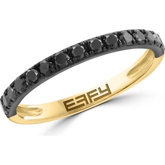 Effy 14K Gold Black Diamond Ring - 0.4ct. at Nordstrom Rack, Size 7