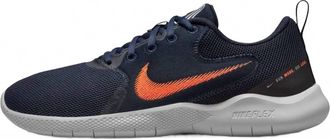Nike Mens Flex Experience Run 10 Sneakers In Dark Obsidian/ Hyper Crimson
