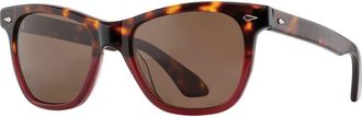 American Optical Saratoga 52mm Square Nylon Polarized in Tortoise Berry - Bnn-P at Nordstrom
