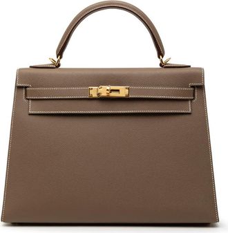 Herm&egrave;s Pre-owned Hermes Epsom Kelly II Sellier 32 PC63N1B3PJ0X8JQG