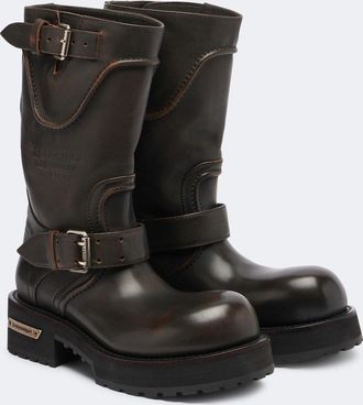 Balenciaga Botas Venom de piel
