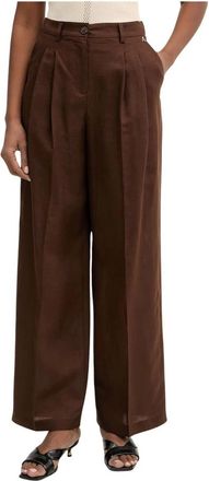 Twinset Donna, Pantaloni, Marrone, L, new