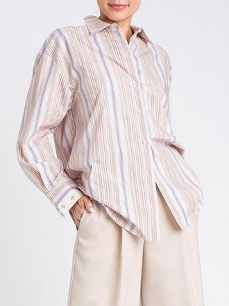 Twin-Set Camicia Twinset Actitude in cotone a righe