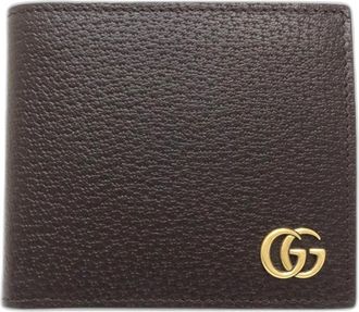 Gucci Dark Brown Leather Wallet (Bi-Fold) (Pre-Owned)