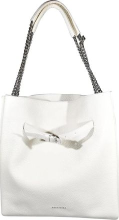 Orciani Venus Hobo Soft - Dames - Schoudertassen - Wit - ONE Size - Leer - Tassen