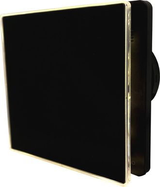 OEM Ventilador De Ba&ntilde;o Led De Cristal Nortada Hokuro Hok 100 S Negro