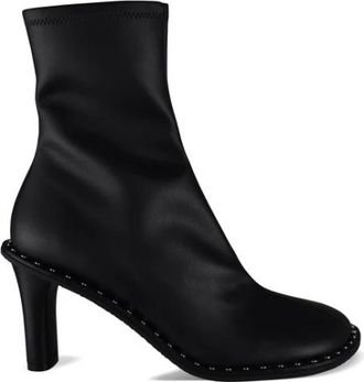 Stella McCartney Ryder Socklaarzen met Hak - Dames - Laarzen met Hak - Zwart - 41 EU - Polyester - Schoenen