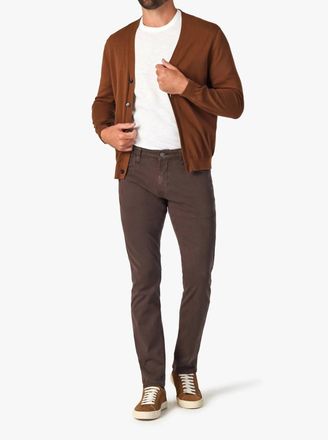 34 Heritage Courage Straight Leg Pants In Fudge Twill