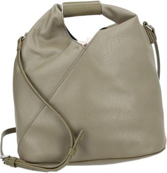 Maison Margiela Brown Slouchy Structured-Handle Polyurethane Crossbody Bag