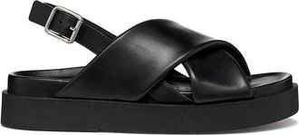 Geox Leren sandalen met dikke zool ADELASH