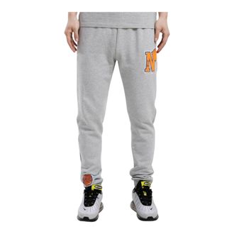 Pro Standard Pro Standard NBA New York Knicks Mash Up Logo Sweatpants in Grey Men