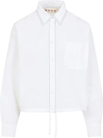 Marni Shirts - Dames - Overhemden - Wit - S - Overhemden