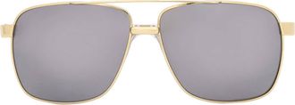 Versace Polarized Dark Grey Mirror Silver Navigator Mens Sunglasses VE2174 1002Z3 59