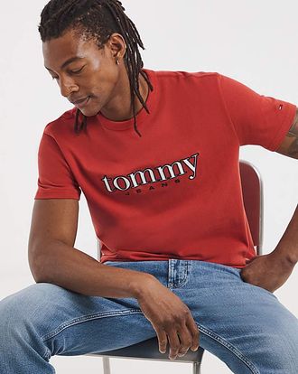 Tommy Jeans Graphic T-Shirt - Red