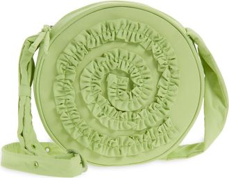 Damson Madder Rae Recycled Polyester Circle Crossbody Bag in Green at Nordstrom