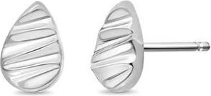 Bony Levy 14K White Gold Textured Teardrop Stud Earrings at Nordstrom Rack