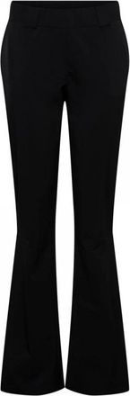 &Co Woman Penelope Flare Broeken - Dames - Wijde Broeken - Zwart - XS - Broeken