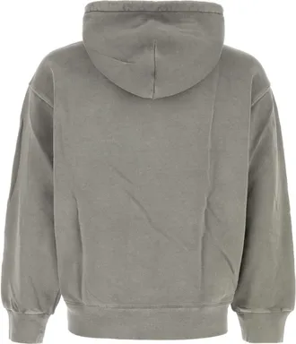 Carhartt Work in Progress Mens Hooded Nelson Sweatshirt Gray Cotton Sweater