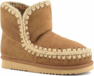 Mou Womens Eskimo 18 Ankle Boots In Cognac