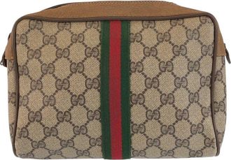 Gucci Vintage Gg Supreme Clutch (Authentic Pre-Loved)