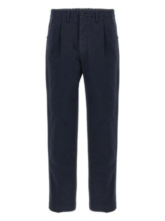 Incotex pleated-front trousers - men - Cotton - 32 - Blue
