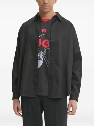 HUGO BOSS cotton-blend shirt - Black
