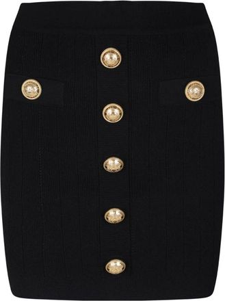 Balmain Mujer, Faldas, Negro, Talla: M