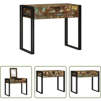 vidaXL vidaXL Legno massello di recupero - Tavoli da Trucco per Camera da Letto Legno massello di recupero
