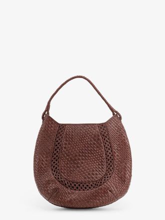 Ibeliv Borsa a spalla Lamia in pelle vegetale con motivo intrecciato - IBELIV - gender_Woman