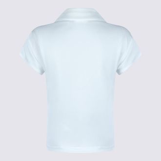 Courr&egrave;ges Womens T-Shirts And Polos Heritage White-Black _pl White/black
